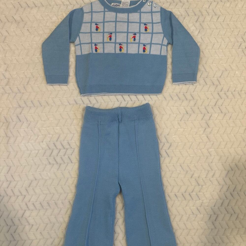 Vintage Baby 2-piece Pants Set size 24 months